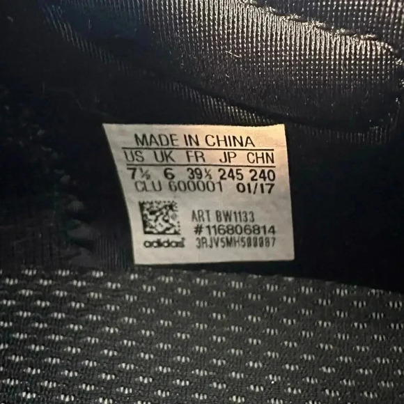 Adidas Alphabounce AMS black low running sneakers women’s size 7.5 - Picture 9 of 9